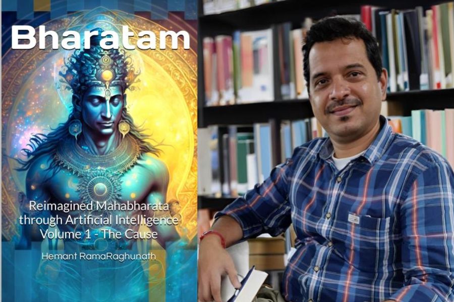 Bharatam: The AI-Illustrated Mahabharata Journey by Hemant RamaRaghunath
