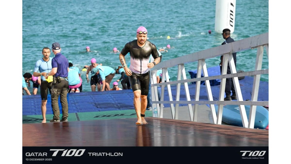 Niraj Kumar Borah finishes Qatar T100 AG Sprint Triathlon, builds momentum for Chennai Ironman - PNN