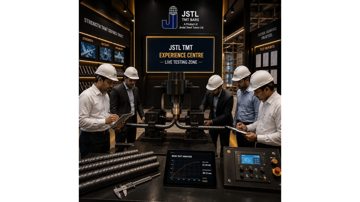 JSTL to Establish India’s First TMT Experience Centre with Live Testing Facility; Manufacturing Setup for TMT Bars to Begin Soon