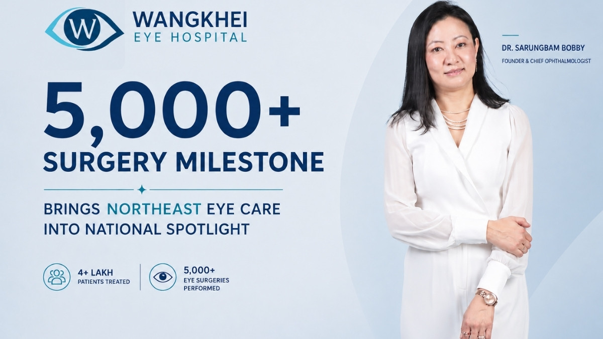 Wangkhei’s 5,000+ Surgery Milestone Brings Northeast Eye Care Into National Spotlight
