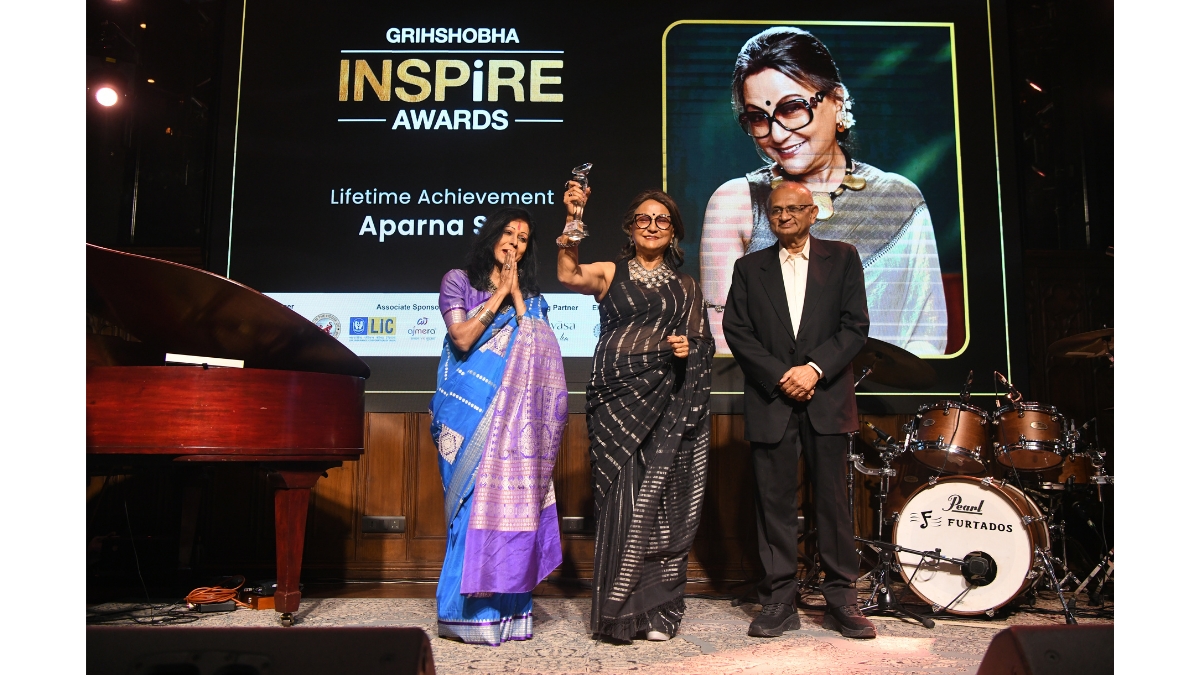 Cinema Icon Aparna Sen Receives Lifetime Achievement Honour at Grihshobha Inspire Awards 2026